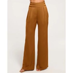 Ramy Brook Joss Wide Leg Pant in Copper